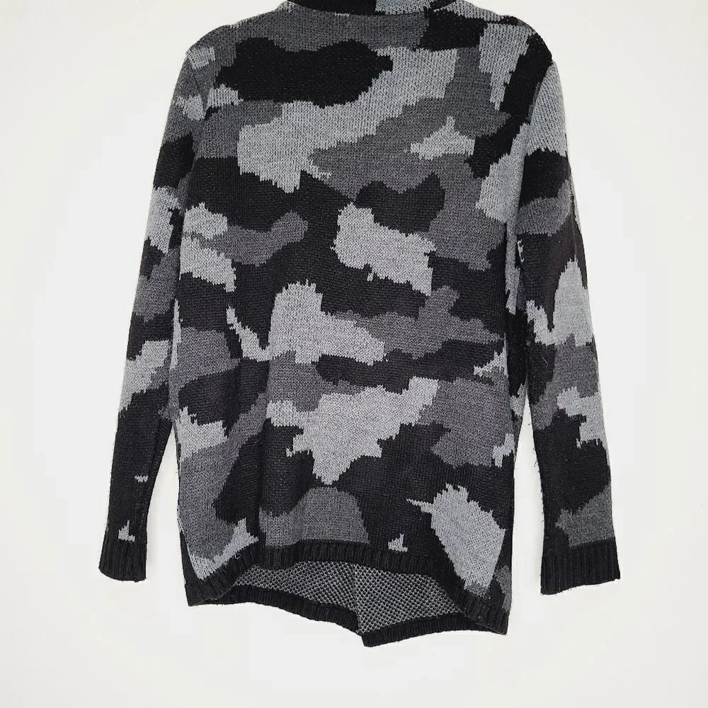 Ron‎ Tomson Men's Camo Moto zip Cardigan